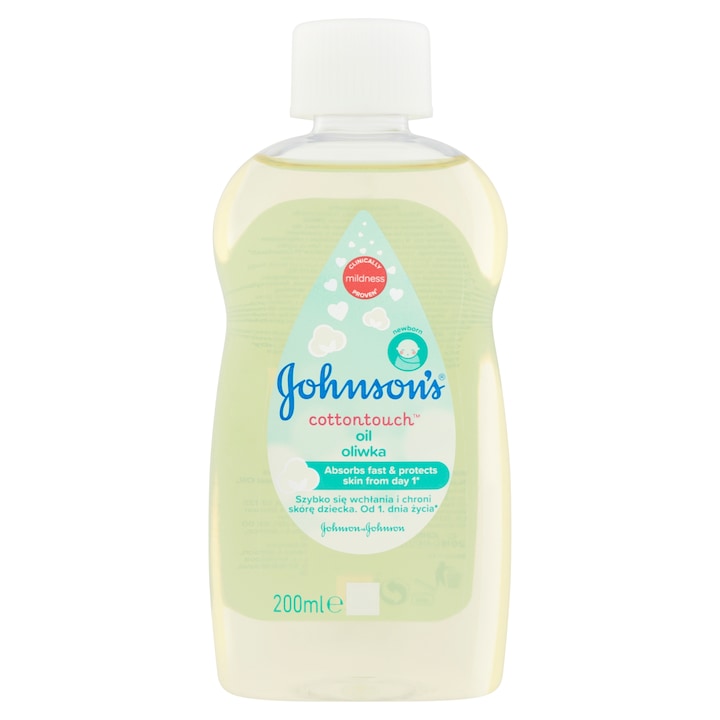 Бебешко олио Johnson’s, Cottontouch, 200 мл