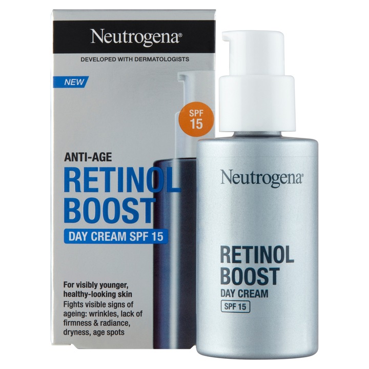 Crema de fata Neutrogena Retinol Boost Day SPF15, 50 ml