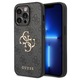 Husa de protectie Cover Guess PU 4G Metal Logo pentru iPhone 15 Pro, Grey