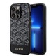 Husa de protectie Cover Guess PU G Cube MagSafe pentru iPhone 15 Pro Max, Negru