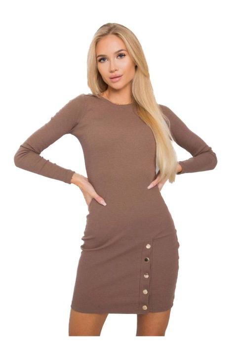 Rue Paris Női mini ruha Galierat barna