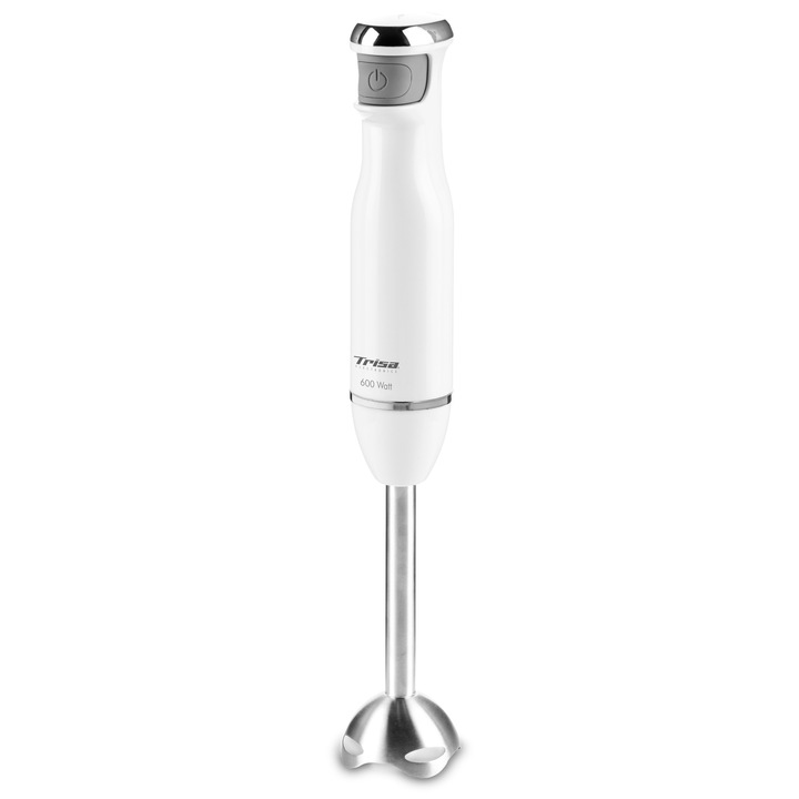 Blender de mana Trisa Diners Edition 6710.7010, 600 W, Tija inox, Maner ergonomic, Alb