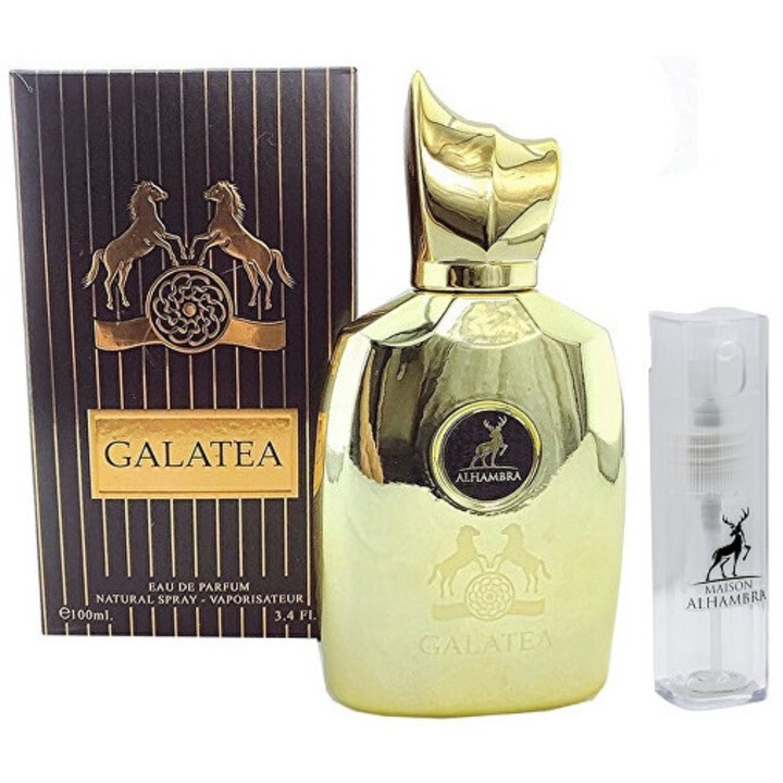 Set Apa de Parfum, Alhambra, Galatea, Unisex, 100 ml, cu Kit Reincarcabil Travel 10 ml