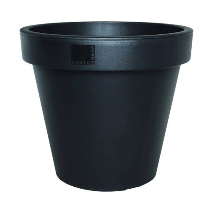 Ghiveci E&k, Plastic, Ø 60 Cm, Antracit