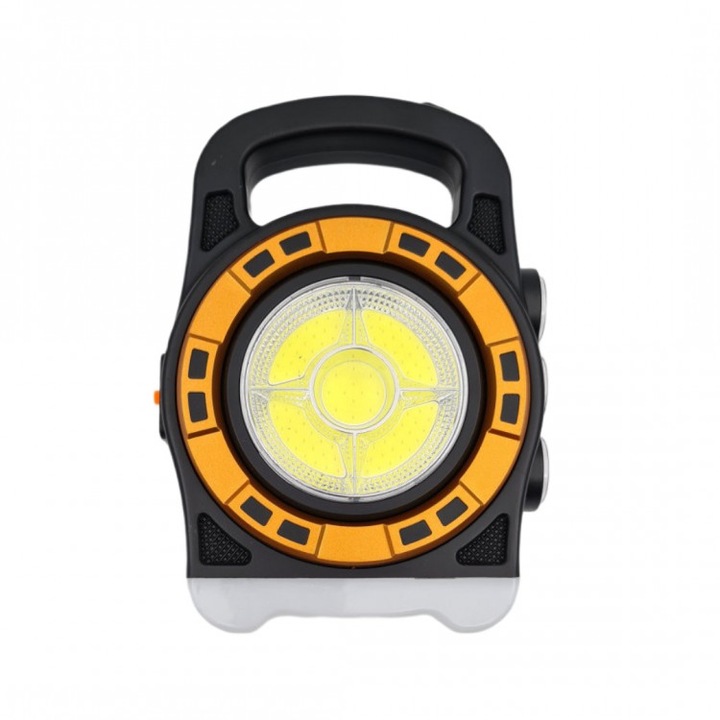 Къмпинг лампа 20W, цвят черен/златист