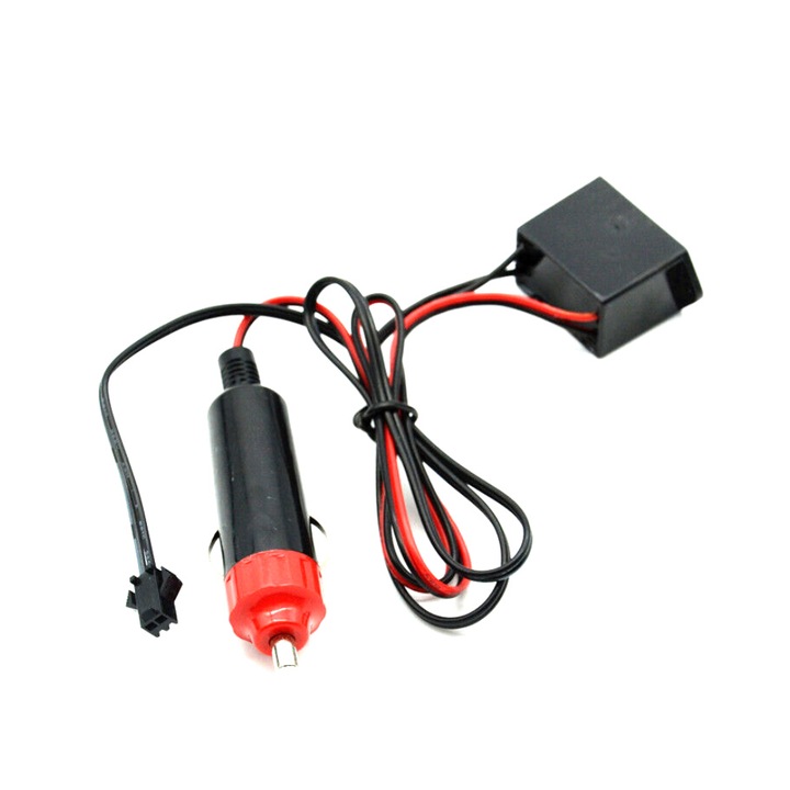 Banda flexibila neon auto, 5m, 12V, alb