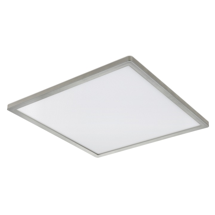 Плафон Globo Sapana, пластмаса, матов никел, LED, 24W