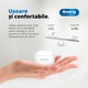Casti audio wireless Smarty® Buds F4, fara fir, carcasa de incarcare, tehnologie eliminare zgomot ANC-ENC, Bluetooth 5.3, asistent vocal, universale, rezistente la apa, autonomie 24h, alb