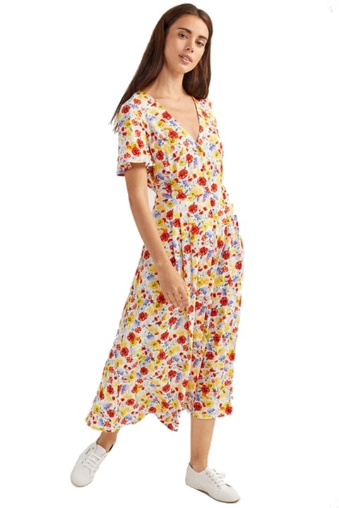 Rochie, Springfield, Viscoza, Multicolor, XS