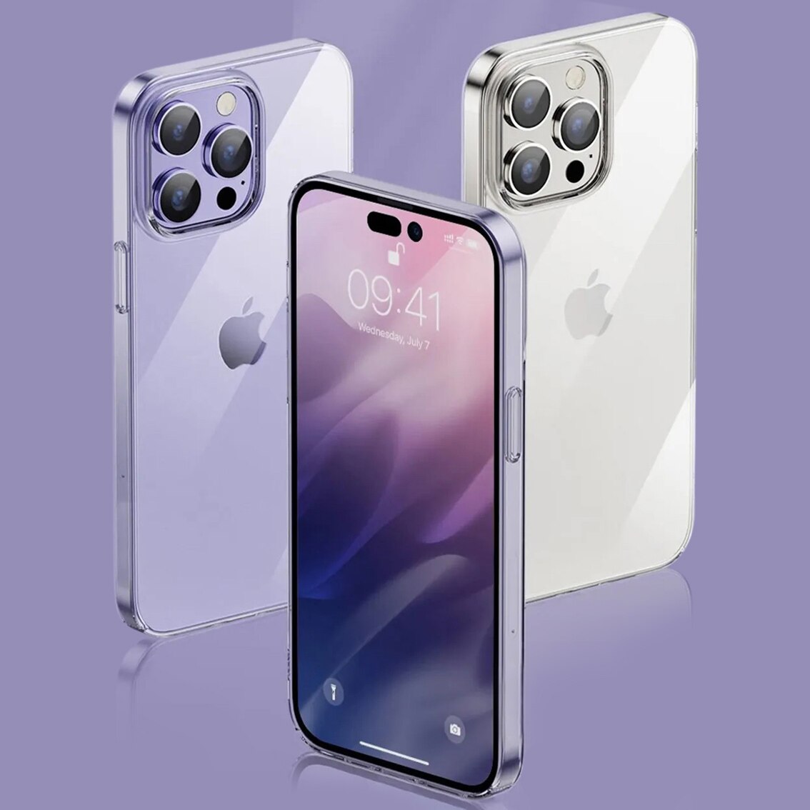 Husa telefon, Nordic, Silicon, Pentru Apple iPhone 15 Pro, Transparent