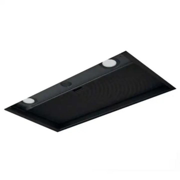 Hota incorporabila, Elica Boxin Lux BL MAT/A/60, Capacitate de absorbtie 620 m3/h, 1 Motor, 60 cm, Negru
