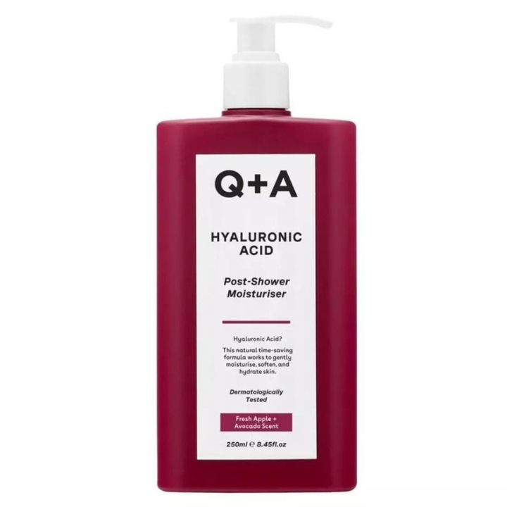 Balsam de corp hidratant cu acid hialuronic, Q+A, 250ml
