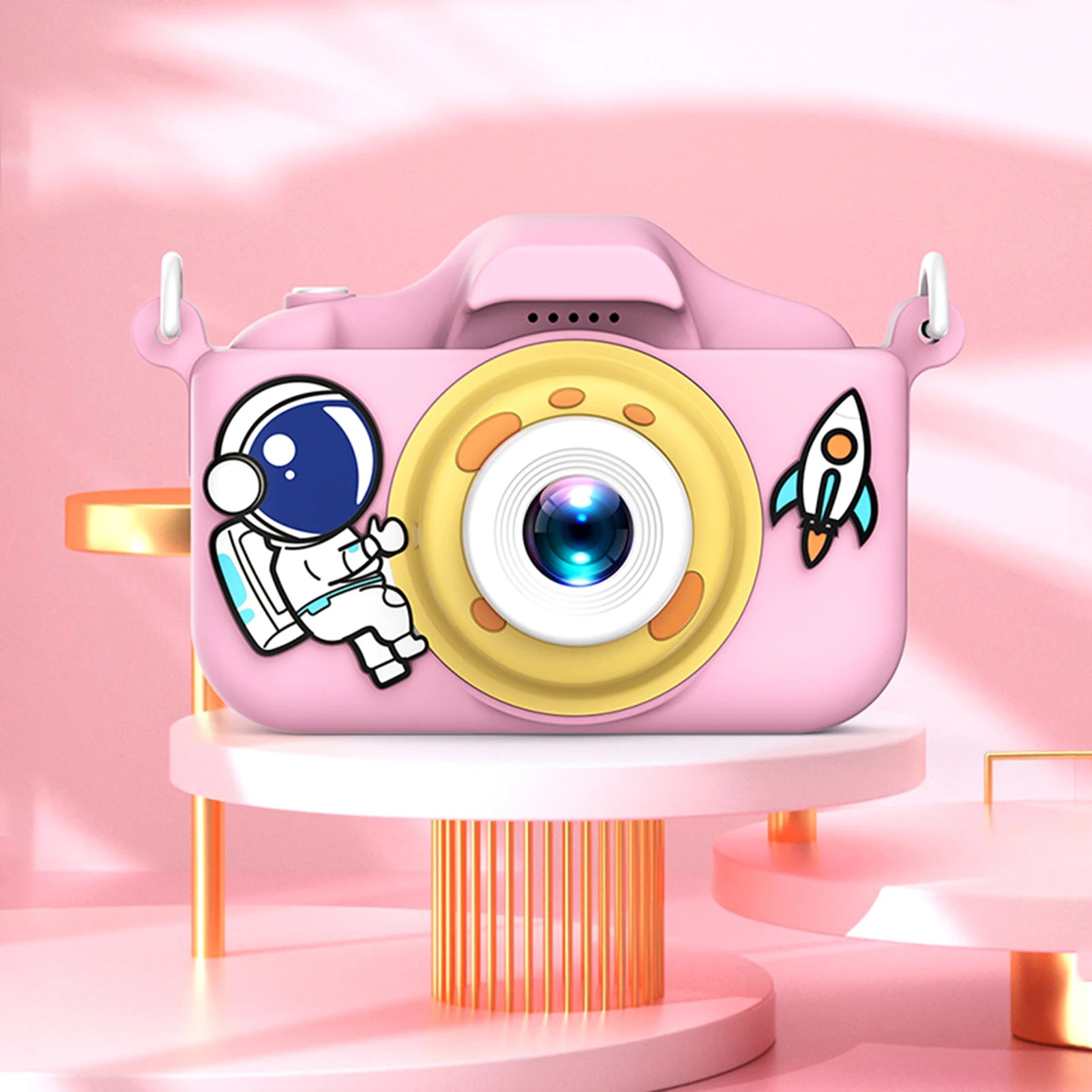 Camera digitala pentru copii, STELS, Q80s, Foto si video, Roz - eMAG.ro