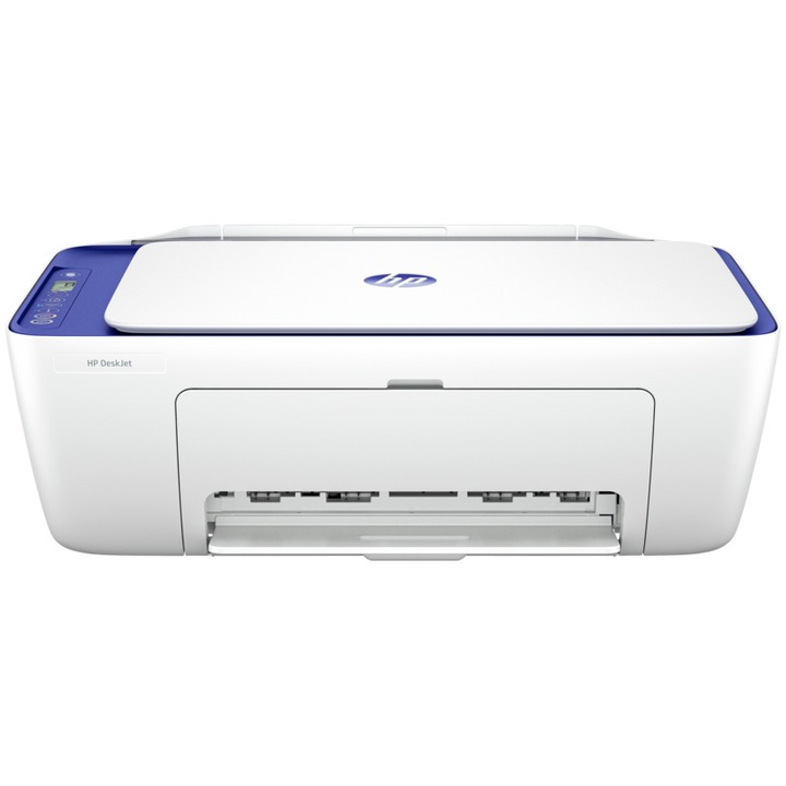 Многофункционален принтер HP DeskJet 2821e All-in-One, цветен, печат, копиране, сканиране, 7,5 ppm черно-бяло/5,5 ppm цветно