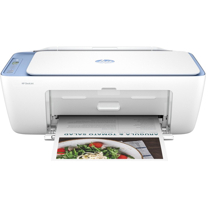 Мултифункционален принтер HP DeskJet 2822e All-in-One, Цветен, Печатане, копиране, сканиране, 7,5 ppm черно-бяло/5,5 ppm цветно