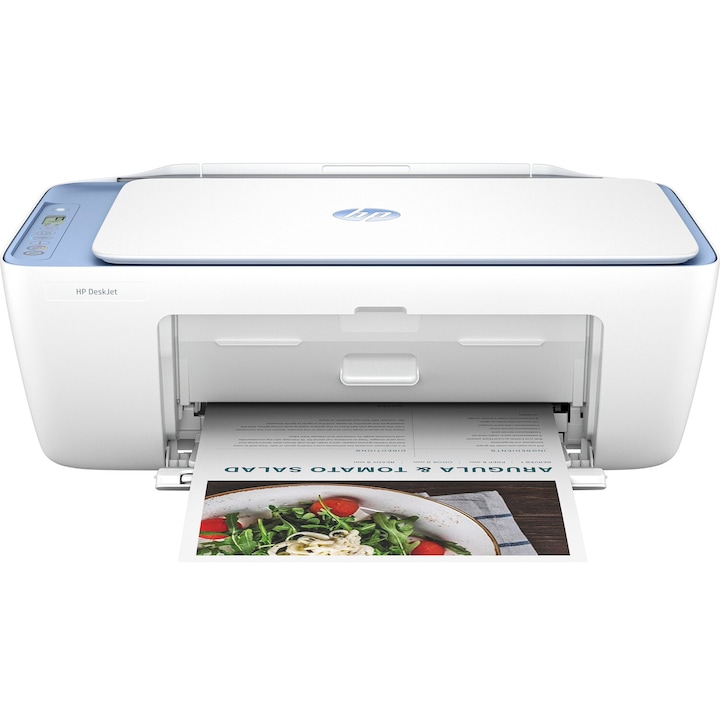 HP DeskJet 2822e All-in-One többfunkciós nyomtató, színes, nyomtatás / másolás / szkennelés, 7.5 ppm monokróm, 5.5 ppm színes, fehér
