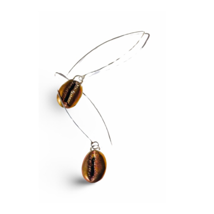 Cercei BOEM, Argint 925, Cupru pictat cu focul, 6,16g