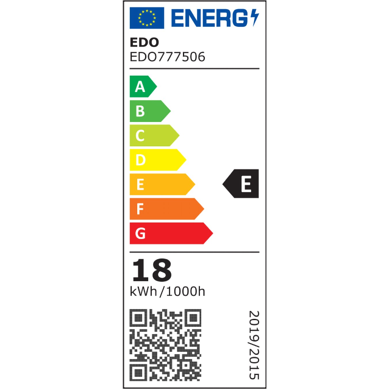 FARI LED GU10 7.5W 3000K warm WW bulb 700lm 120st EDO777434 Edo