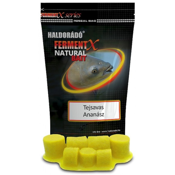 Pelete, Haldorado, FermentX Natural Bait, Ananas, 120g, 12-16mm