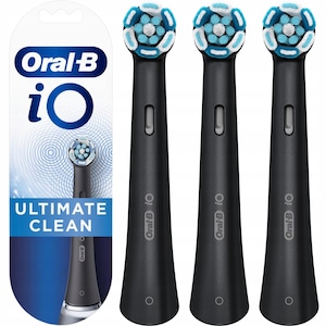 Set Rezerve periuta de dinti electrica Oral-B iO Ultimate Clean, Negru, 3 buc