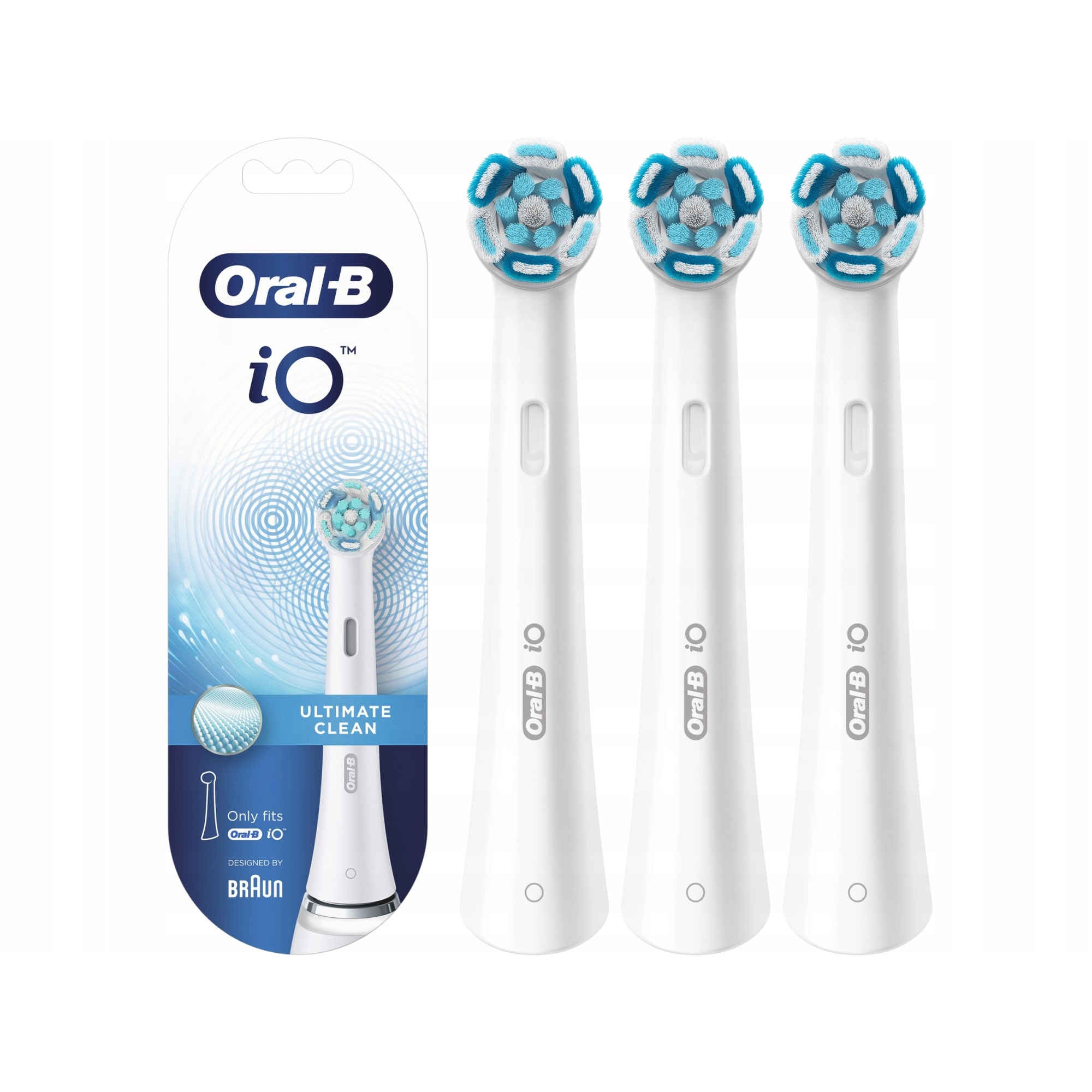 Set Rezerve Periuta De Dinti Electrica Oral-B IO Ultimate Clean, Alb, 3 ...