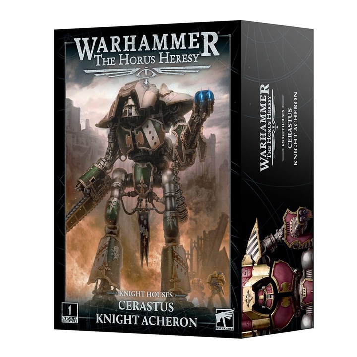 Warhammer Horus Heresy Game Expansion, Cerastus Knight Acheron, Games Workshop, 253 части, сив
