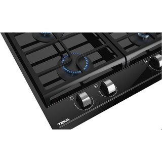 Piano Cottura A Gas Teka GZC31330XBA 30cm 1 Fuoco – Vetro Nero, ExactFlame, Facile Da Installare