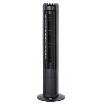 Ventilator Turn Fakir Prestige TV 18, 3 trepte viteza, 3 moduri de functionare, 40W, Functie oscilatie, Timer, Telecomanda, Negru Ventilator Turn Fakir Prestige TV 18, 3 trepte viteza, 3 moduri de functionare, 40W, Functie oscilatie, Timer, Telecomanda, Negru