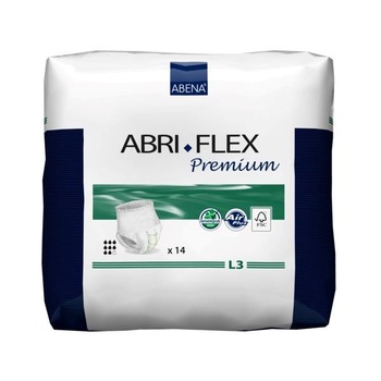 Scutec Abena Abri Flex Premium L 3 pentru adulti, tip chilot, absorbtie 2400 ml, 14 buc Scutec Abena Abri Flex Premium L 3 pentru adulti, tip chilot, absorbtie 2400 ml, 14 buc