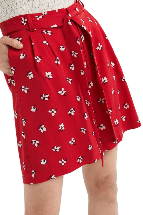 Дамски къси панталони SPRINGFIELD 6855075-68, На цветя, Червен, Червен