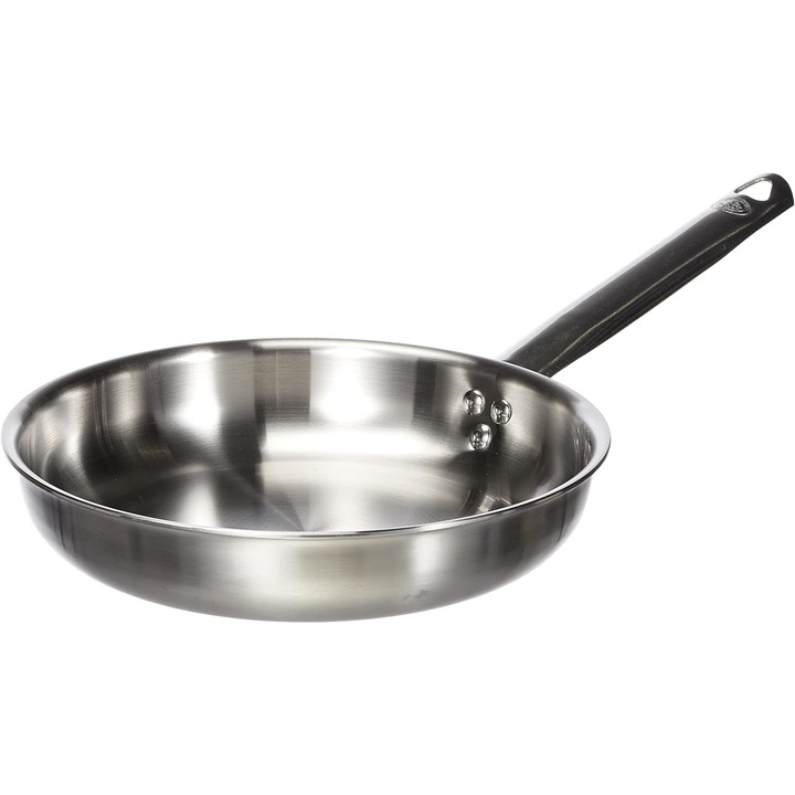 Tigaie din inox, cu inductie, diametru 32 cm, inaltime 7.5 cm
