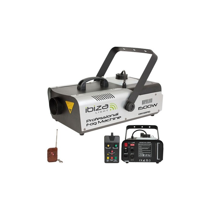 Masina profesionala fum 1500w cu telecomanda