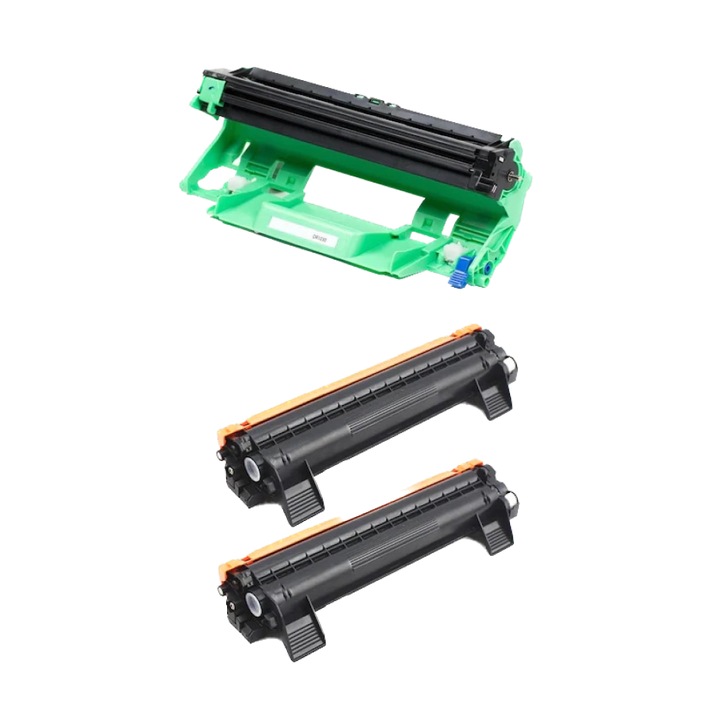 Set 2 cartuse compatibile TN1090 si drum compatibil DR-1090, GraphiteK, 3000 pagini, pentru Brother DCP 1622W, Brother DCP 1622WE, Brother HL 1222WE