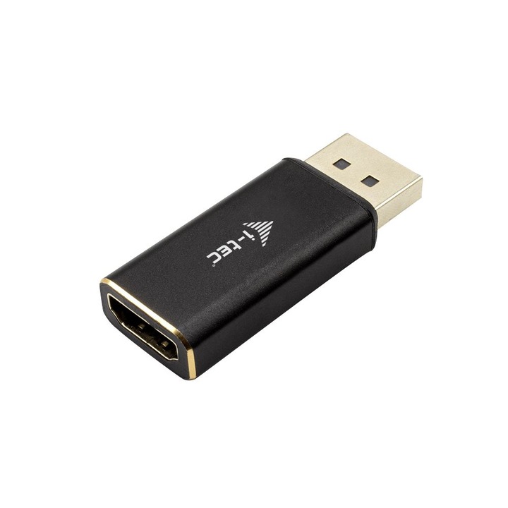 DisplayPort към HDMI адаптер, i-Tec, Ultra HD 4K, черен