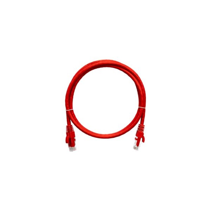 NIKOMAX CAT6 U-UTP Patch кабел 2m Червен, Мрежови кабели