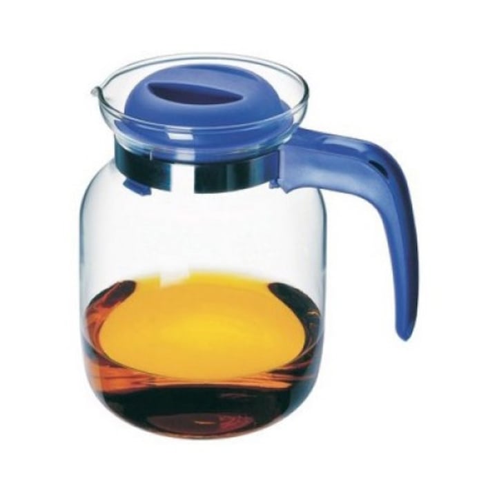 Simax teáskanna, Fedővel és műanyag fogantyúval ellátott palack, 1,5 l