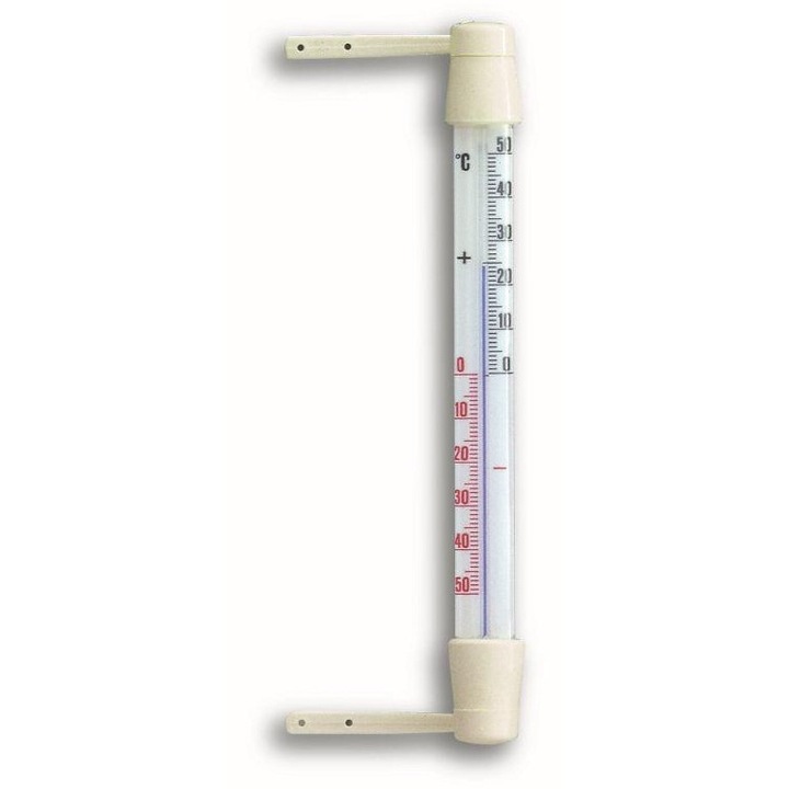 Termometru pentru geam, Tfa, 22 cm, Alb