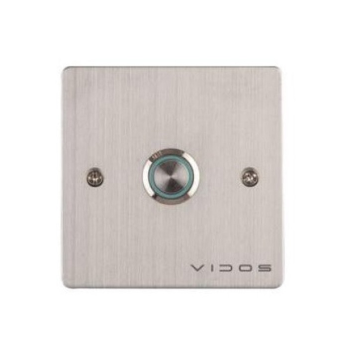 Kilépés gomb, VIDOS OP05, szürke