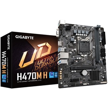 Placa de baza Gigabyte H470M H LGA1200, mATX