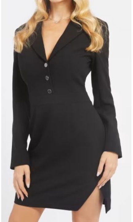 Ruha, Guess, poliészter/viszkóz/elasztán, fekete, Fekete