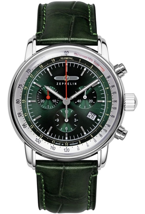 Ferfi karora Zeppelin 8888-3, Quartz, 42mm, 5ATM