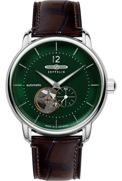 Ceas barbatesc Zeppelin 8166-4, Automatic, 40mm, 5ATM