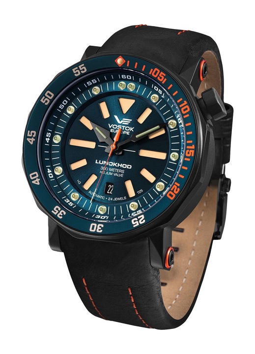 Мъжки автоматичен часовник Vostok Europe, неръждаема стомана, зелен