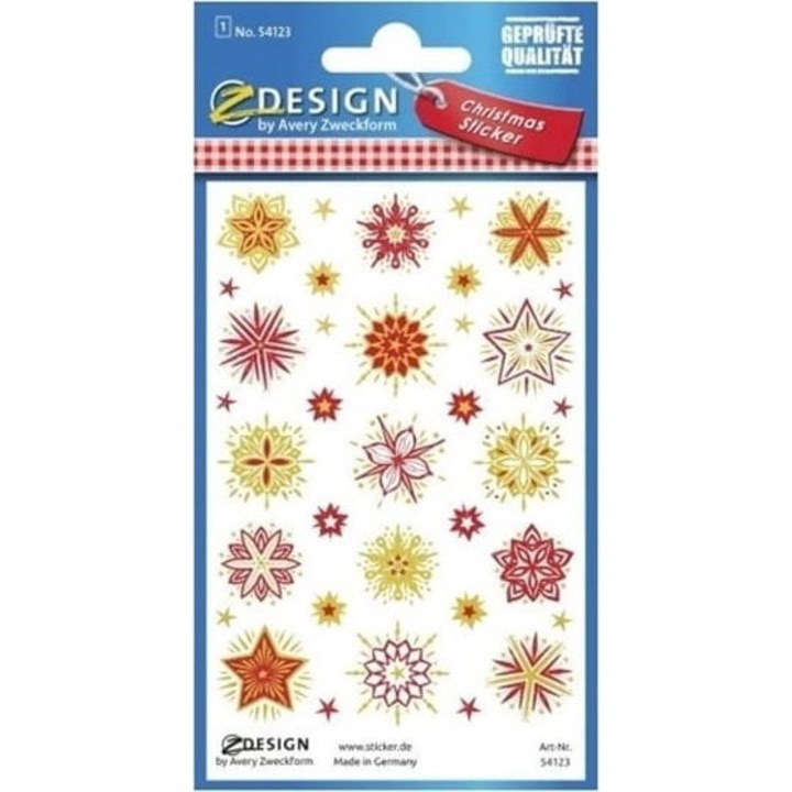 Stickere decorative, Avery Zweckform, Mullticolor, 35 buc