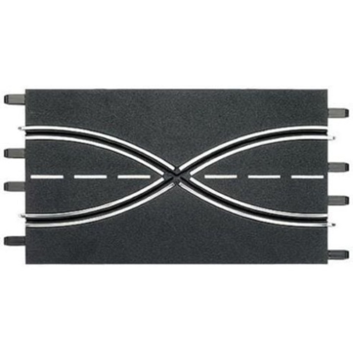 Accesoriu piste masini, Carrera, Plastic, Negru\Alb