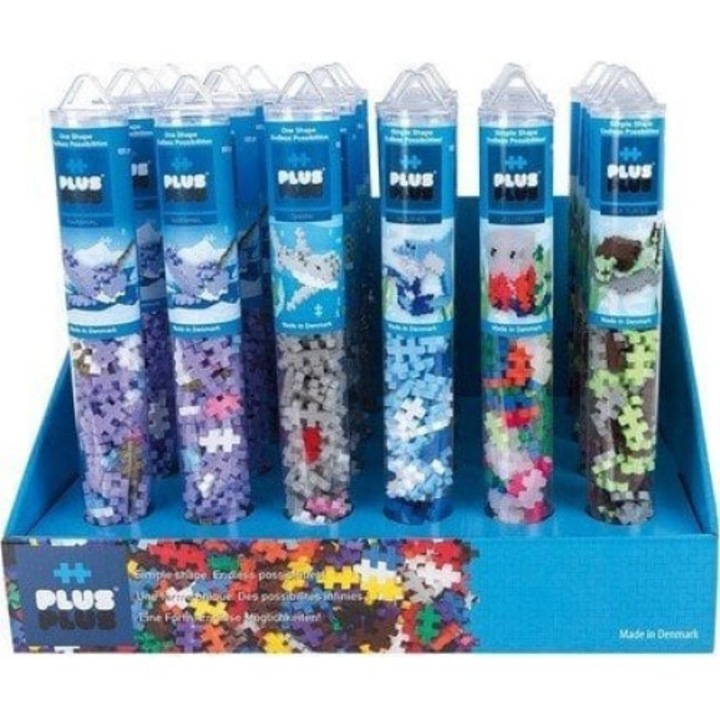 Комплект от 24 туби за деца, PlusPlus, Multicolor, 3г