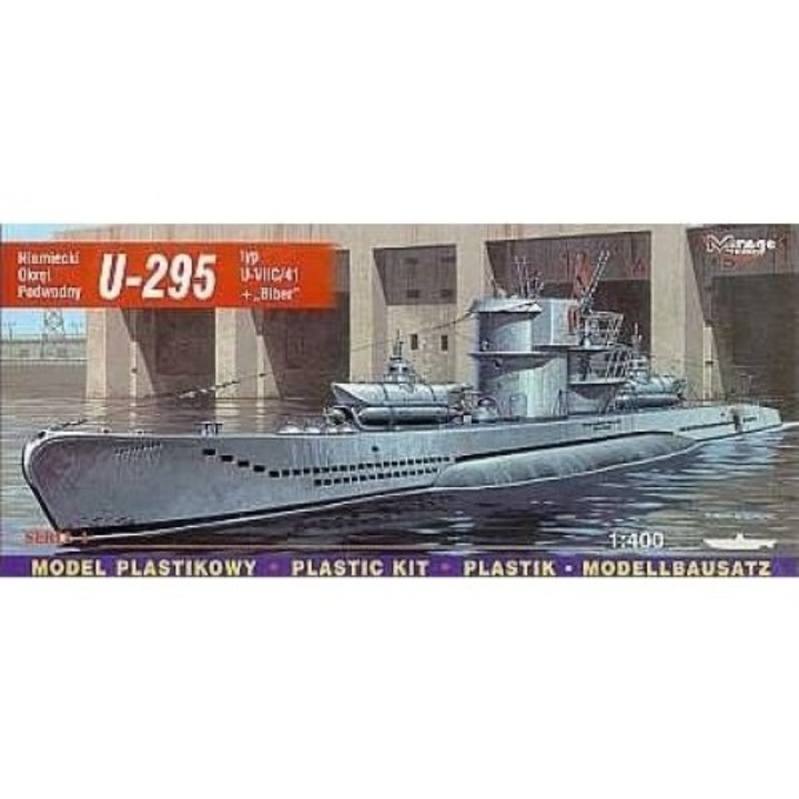 Военна подводница, Mirage, 1:400, сиво