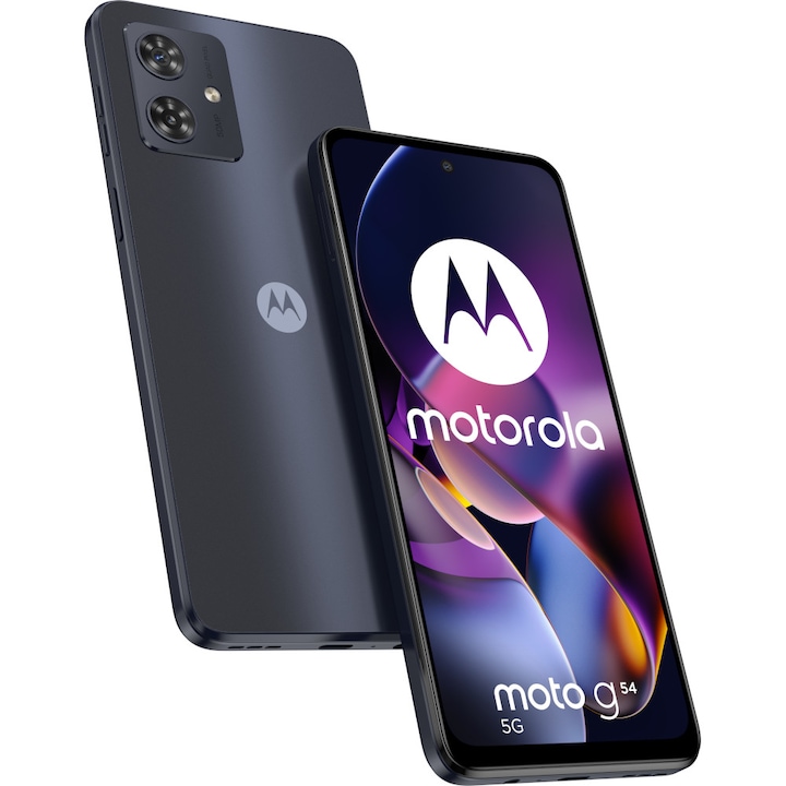 Telefon mobil Motorola Moto g54, 8GB RAM, 256GB, 5G, Midnight Blue
