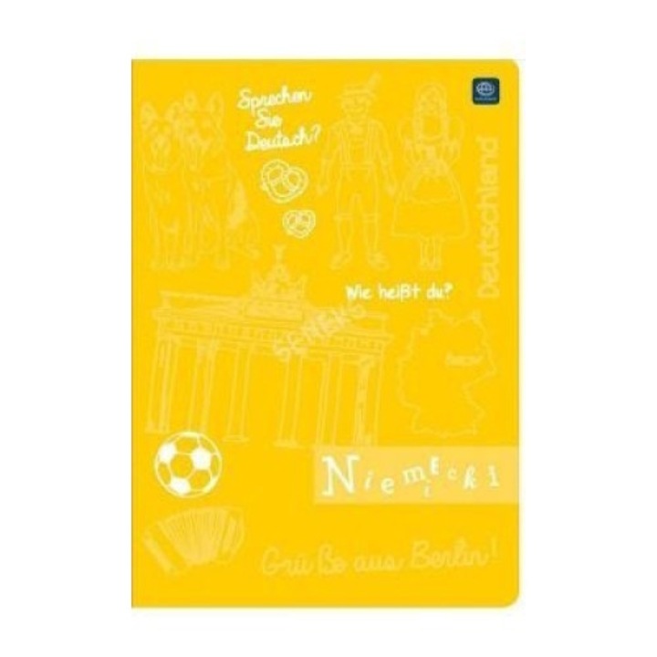 Caiet Interdruk A5, 60k, Galben, 10 buc