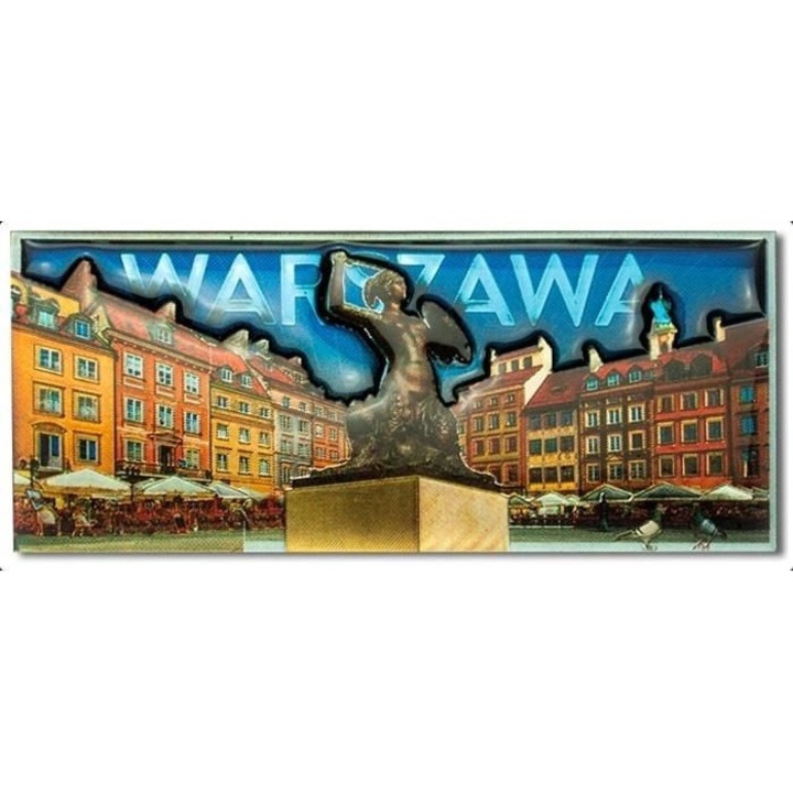 Mágneses dekoráció, Pan Dragon, Varsó, Többszínű